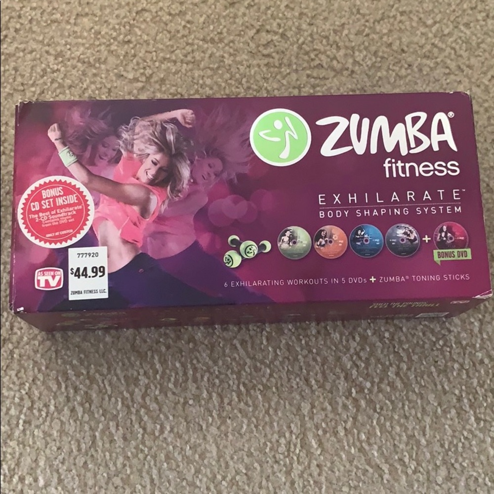 Zumba fitness DVD set
